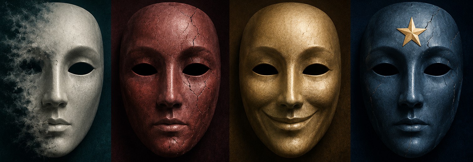 Four masks